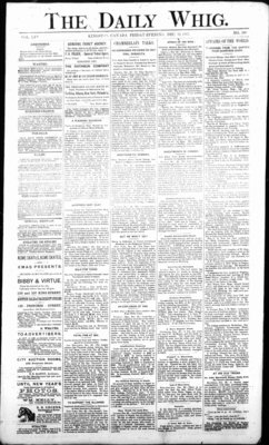 Daily British Whig (1850), 23 Dec 1887