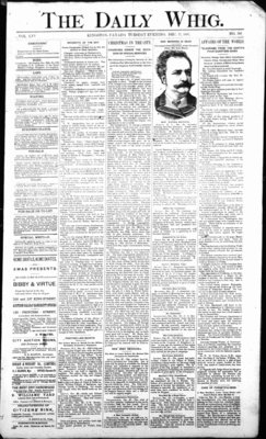 Daily British Whig (1850), 26 Dec 1887