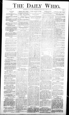 Daily British Whig (1850), 12 Jan 1888