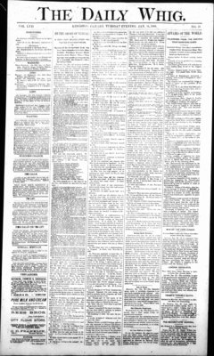 Daily British Whig (1850), 24 Jan 1888