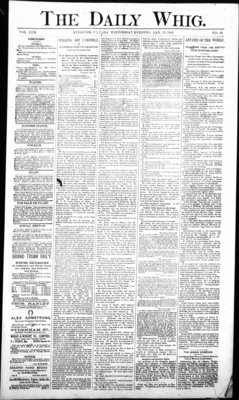 Daily British Whig (1850), 25 Jan 1888