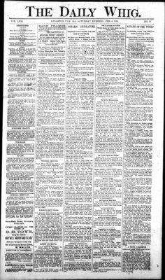 Daily British Whig (1850), 4 Feb 1888