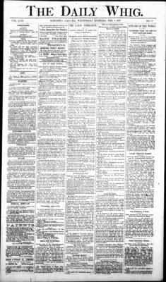 Daily British Whig (1850), 8 Feb 1888