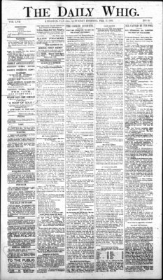 Daily British Whig (1850), 11 Feb 1888