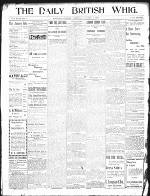 Daily British Whig (1850), 5 Jan 1899