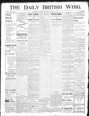 Daily British Whig (1850), 9 Jan 1899