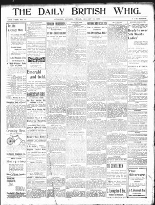 Daily British Whig (1850), 13 Jan 1899