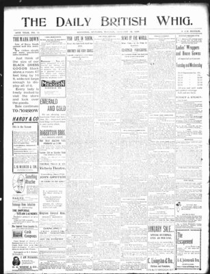 Daily British Whig (1850), 16 Jan 1899