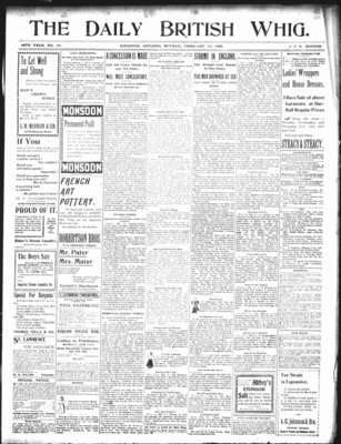 Daily British Whig (1850), 13 Feb 1899