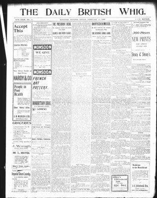 Daily British Whig (1850), 17 Feb 1899