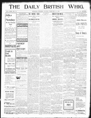 Daily British Whig (1850), 20 Feb 1899