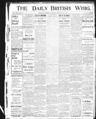 Daily British Whig (1850), 23 Feb 1899