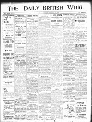 Daily British Whig (1850), 25 Feb 1899