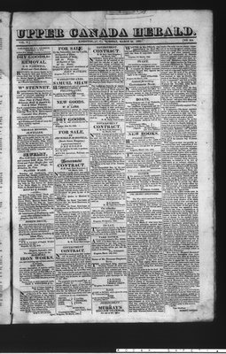 Upper Canada Herald (Kingston1819), 25 Mar 1823