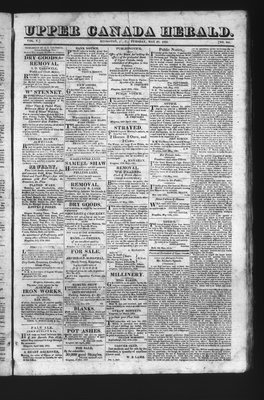 Upper Canada Herald (Kingston1819), 27 May 1823