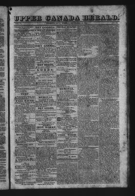 Upper Canada Herald (Kingston1819), 30 Sep 1823