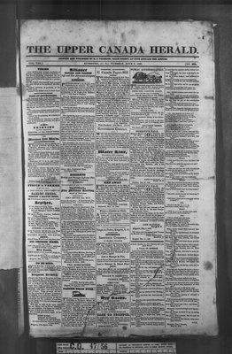 Upper Canada Herald (Kingston1819), 6 Jun 1826