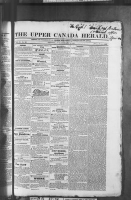 Upper Canada Herald (Kingston1819), 27 Feb 1827