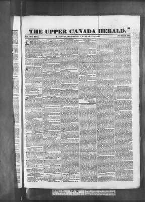 Upper Canada Herald (Kingston1819), 11 Jan 1832