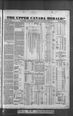 Upper Canada Herald (Kingston1819), 20 Jun 1832