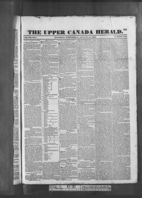 Upper Canada Herald (Kingston1819), 15 Aug 1832