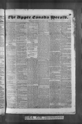 Upper Canada Herald (Kingston1819), 17 Nov 1835