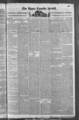 Upper Canada Herald (Kingston1819), 23 Jul 1839