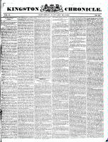 Kingston Chronicle, 23 January 1830