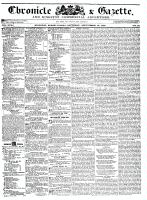 Chronicle & Gazette (Kingston, ON1835), September 19, 1835