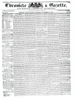 Chronicle & Gazette (Kingston, ON1835), November 21, 1835
