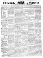 Chronicle & Gazette (Kingston, ON1835), November 28, 1835
