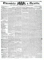 Chronicle & Gazette (Kingston, ON1835), February 20, 1836