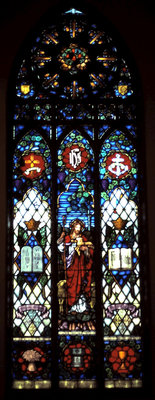 Good Shepherd stained glass window: Knox Presbyterian Church, Oakville.