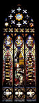 St. Cecilia stained glass window: Knox Presbyterian Church, Oakville.