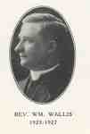 Reverend William Wallis:  Minister of Knox Presbyterian Church, Oakville, 1925-1927.