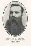 Reverend Stephen S. Craig: Minister of Knox Presbyterian Church, Oakville, 1890-1898.