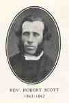 Reverend Robert Scott: Minister of Knox Presbyterian Church, Oakville, 1863-1867.
