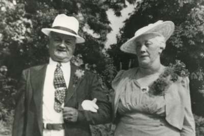 Capt. Edward Anderson Morden and wife Mary Jane, 1940.