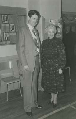 Reverend R. Campbell Taylor and Reverend Helen L. Goggin.