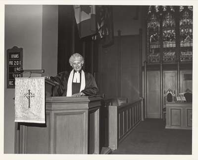 Rev. Helen Goggin, Knox Presbyterian Church, Oakville.