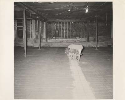 During renovations: C.K. Nichol memorial hall, Knox Presbyterian Church, Oakville.