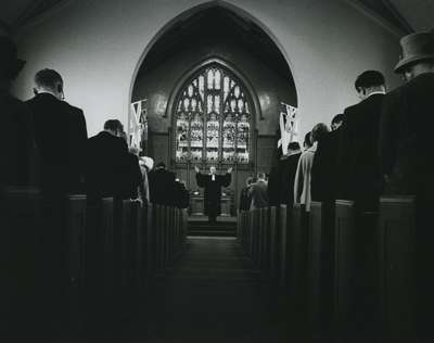 Benediction: Rev. MacMillan, Knox Presbyterian Church, Oakville.