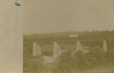 The bridge, Grand Trunk Railway, Oakville, Ont.