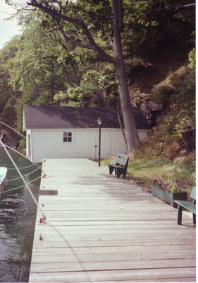 Dock and Boathouse at Darlingside