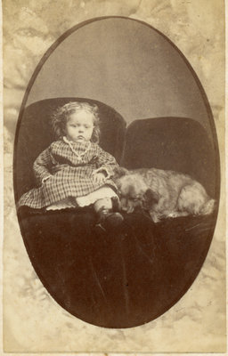 Little Girl and Dog