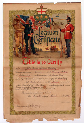 Location Certificate