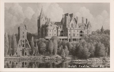 Artist's Rendering of Boldt Castle