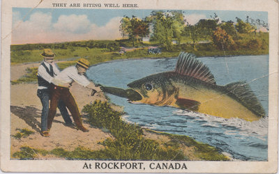 Fishing Postcard, Rockport, ON