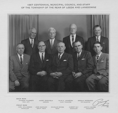 Rear of Leeds and Lansdowne Council and Staff 1967