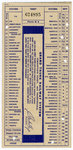 Train Ticket, 1911